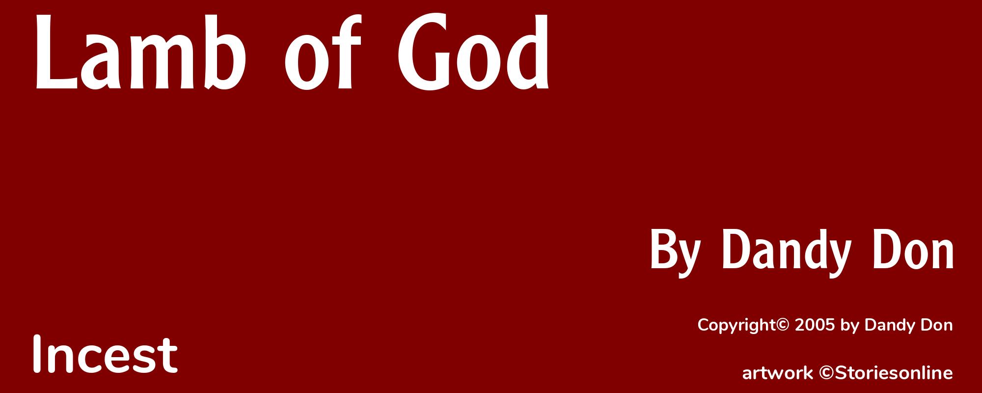 Lamb of God - Cover