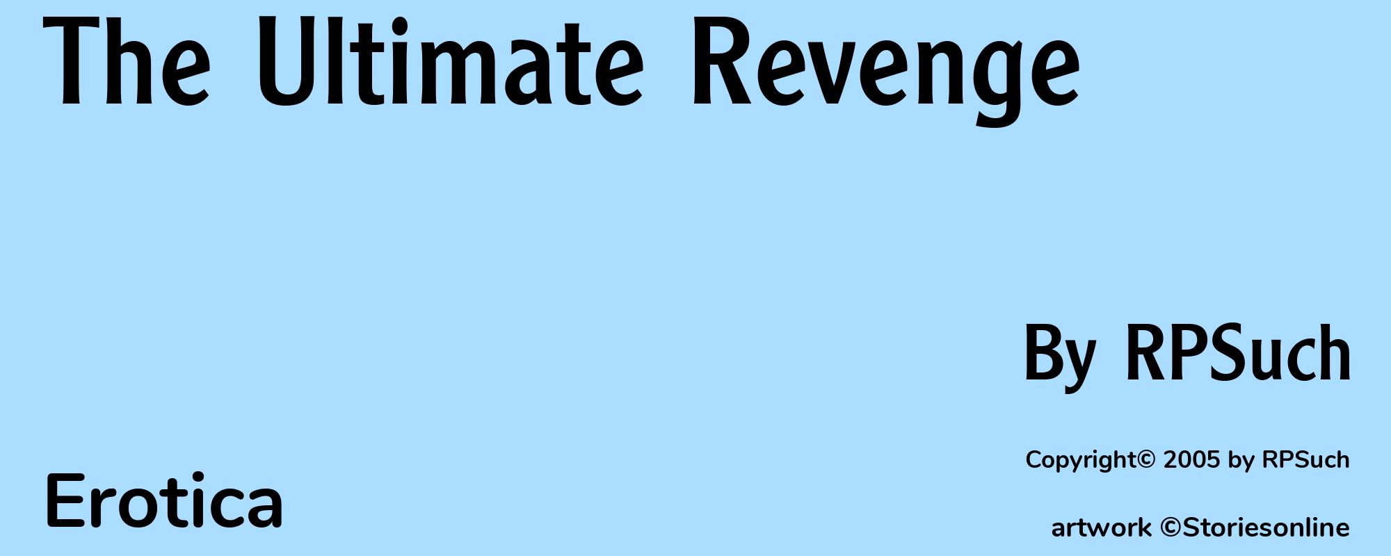 The Ultimate Revenge - Cover