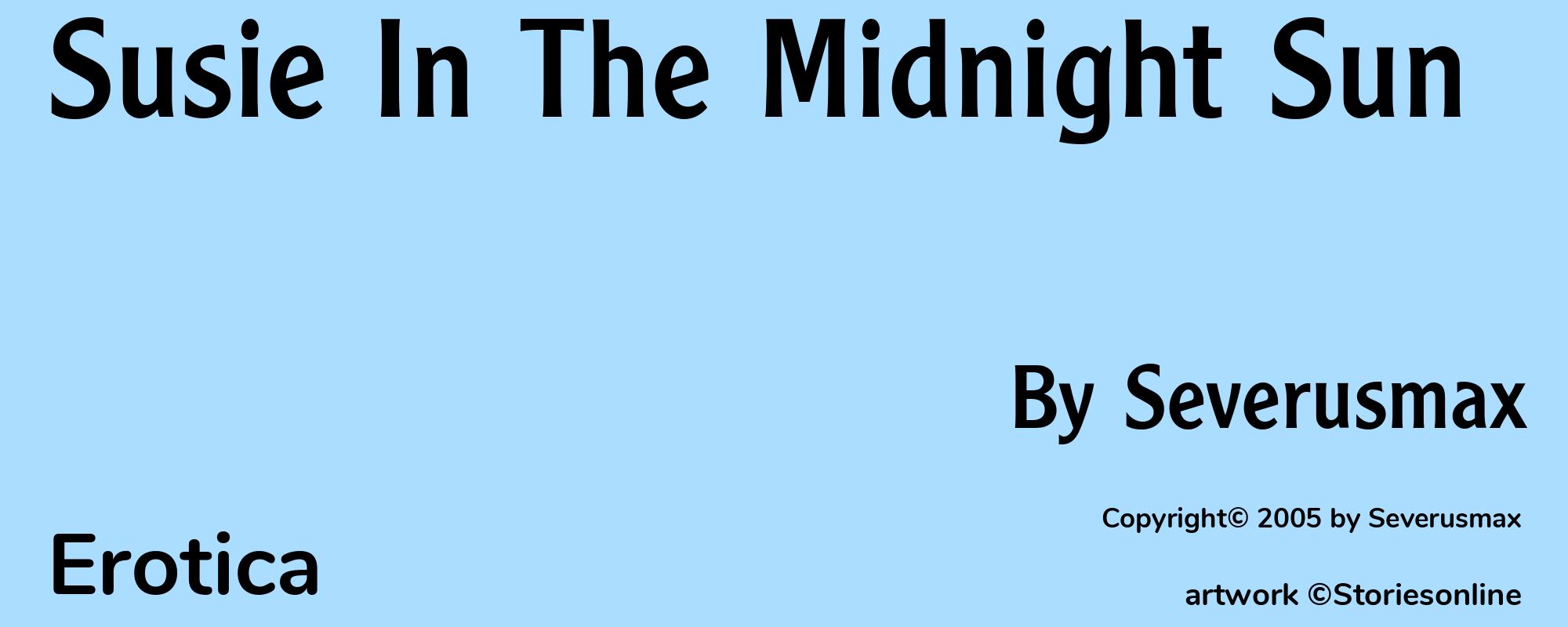 Susie In The Midnight Sun - Cover