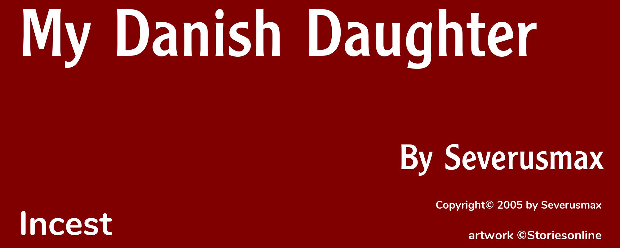 My Danish Daughter - Cover