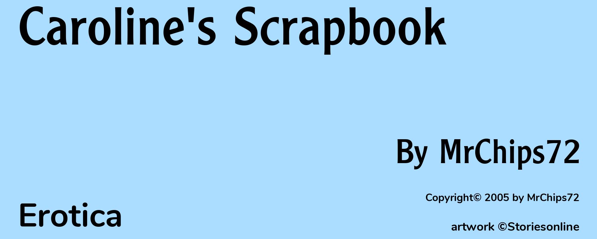 Caroline's Scrapbook - Cover