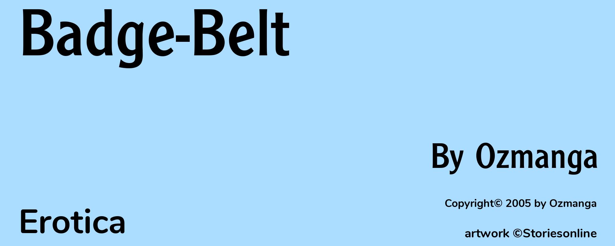 Badge-Belt - Cover