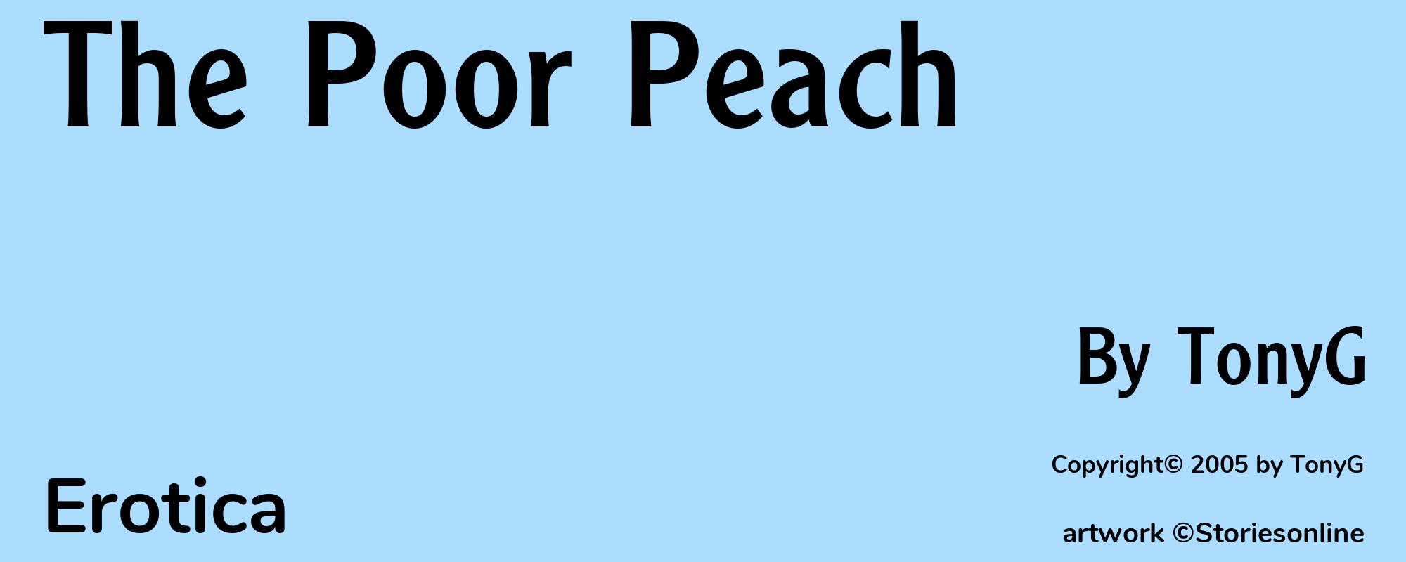 The Poor Peach - Cover