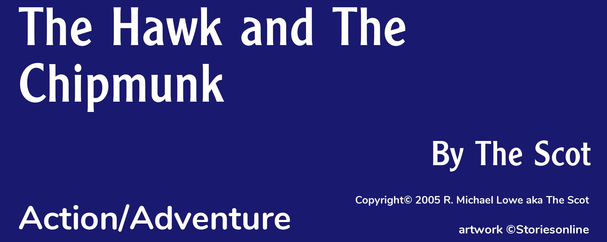 The Hawk and The Chipmunk - Cover