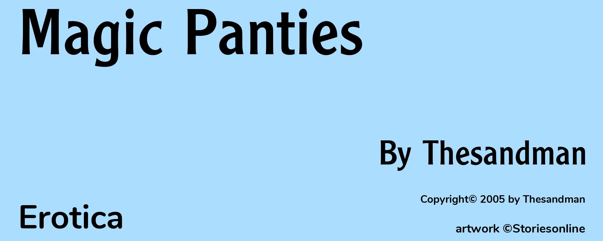 Magic Panties - Cover