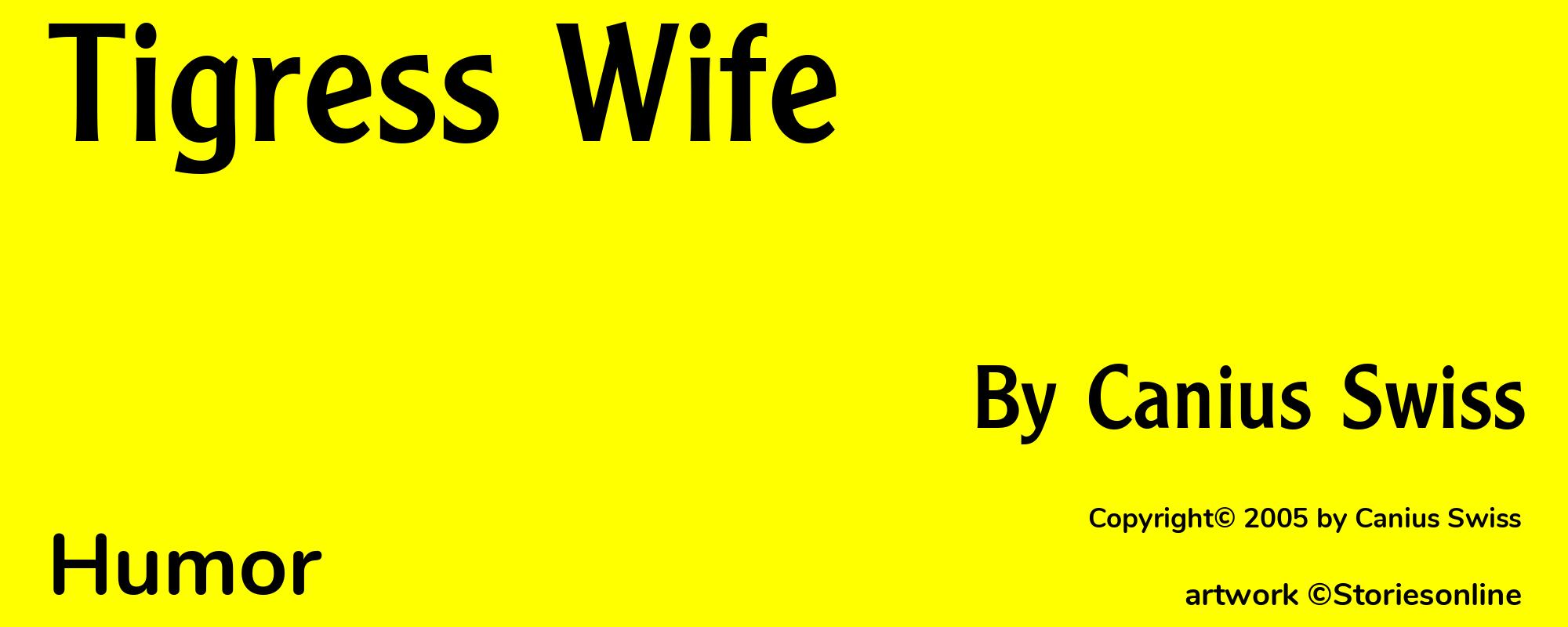 Tigress Wife - Cover