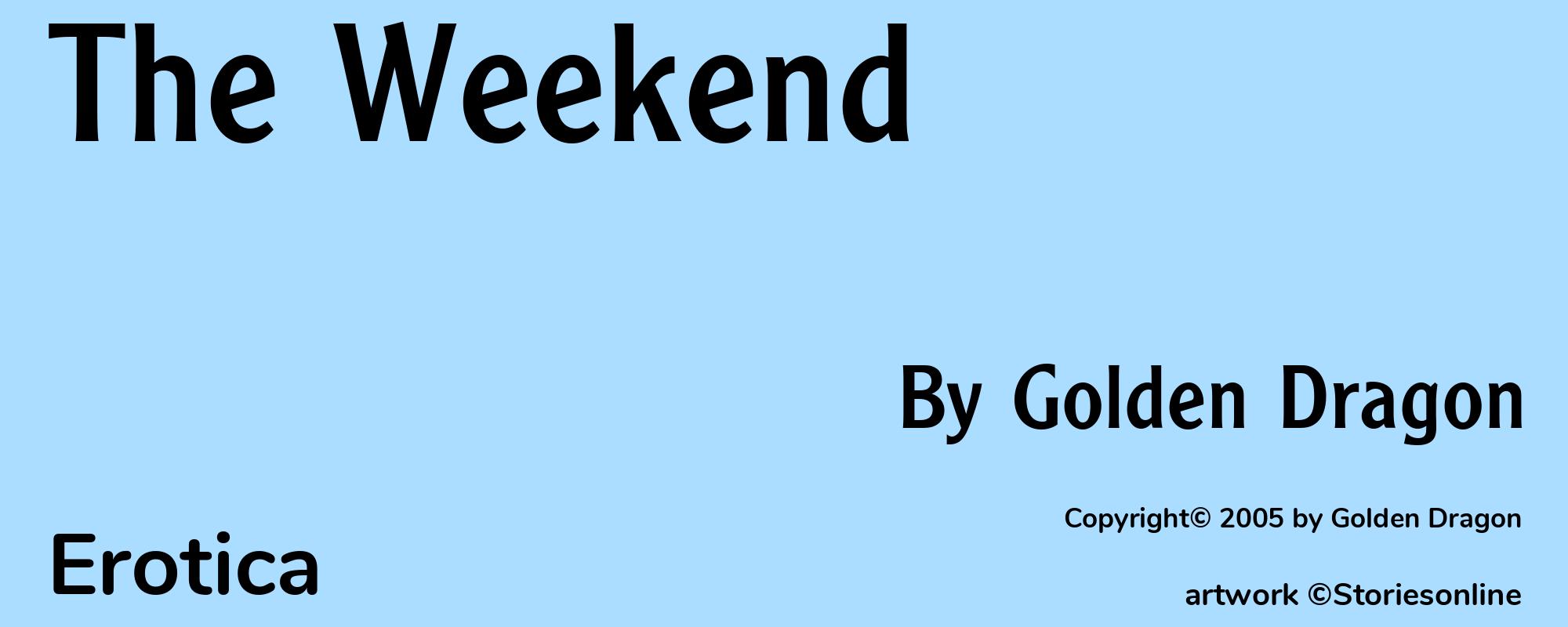 The Weekend - Cover