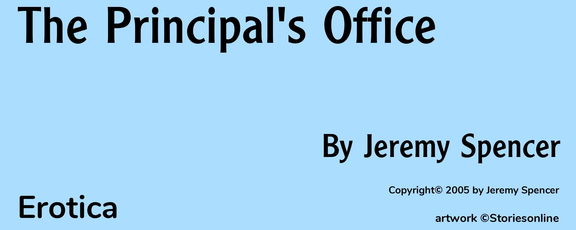 The Principal's Office - Cover