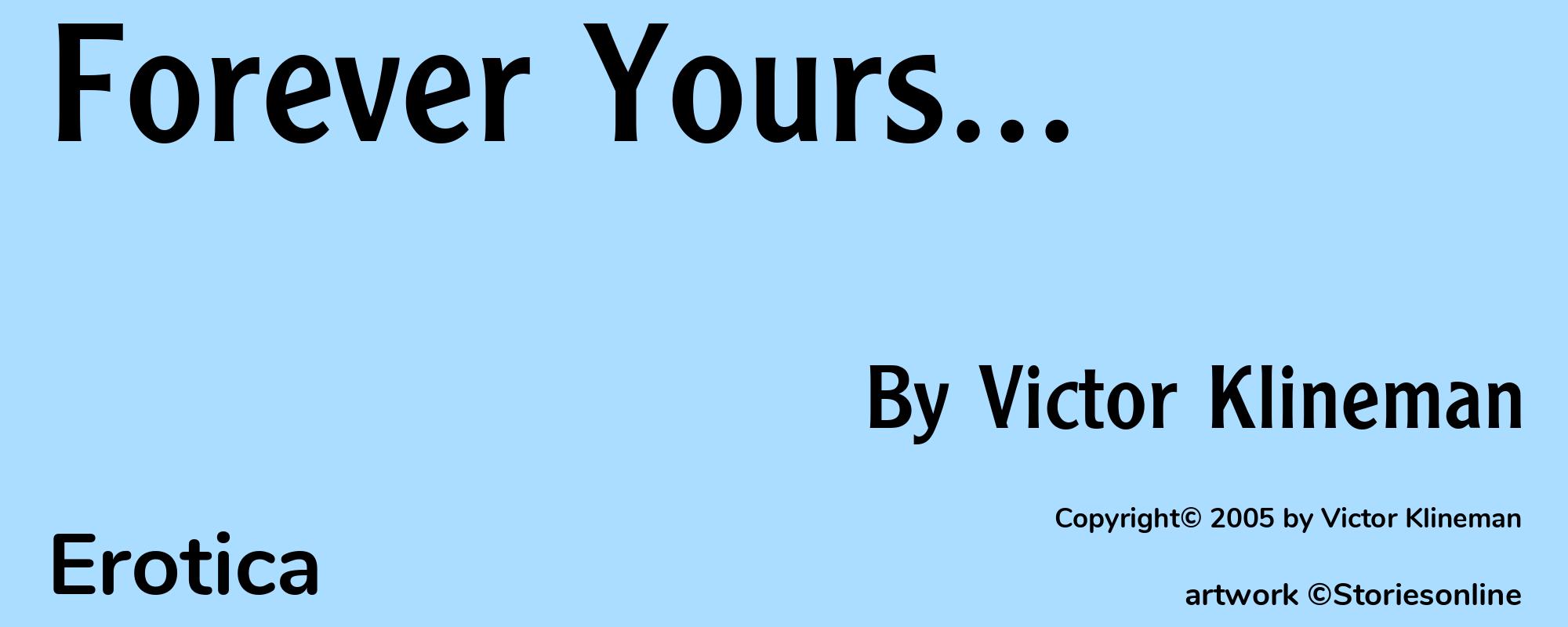 Forever Yours... - Cover