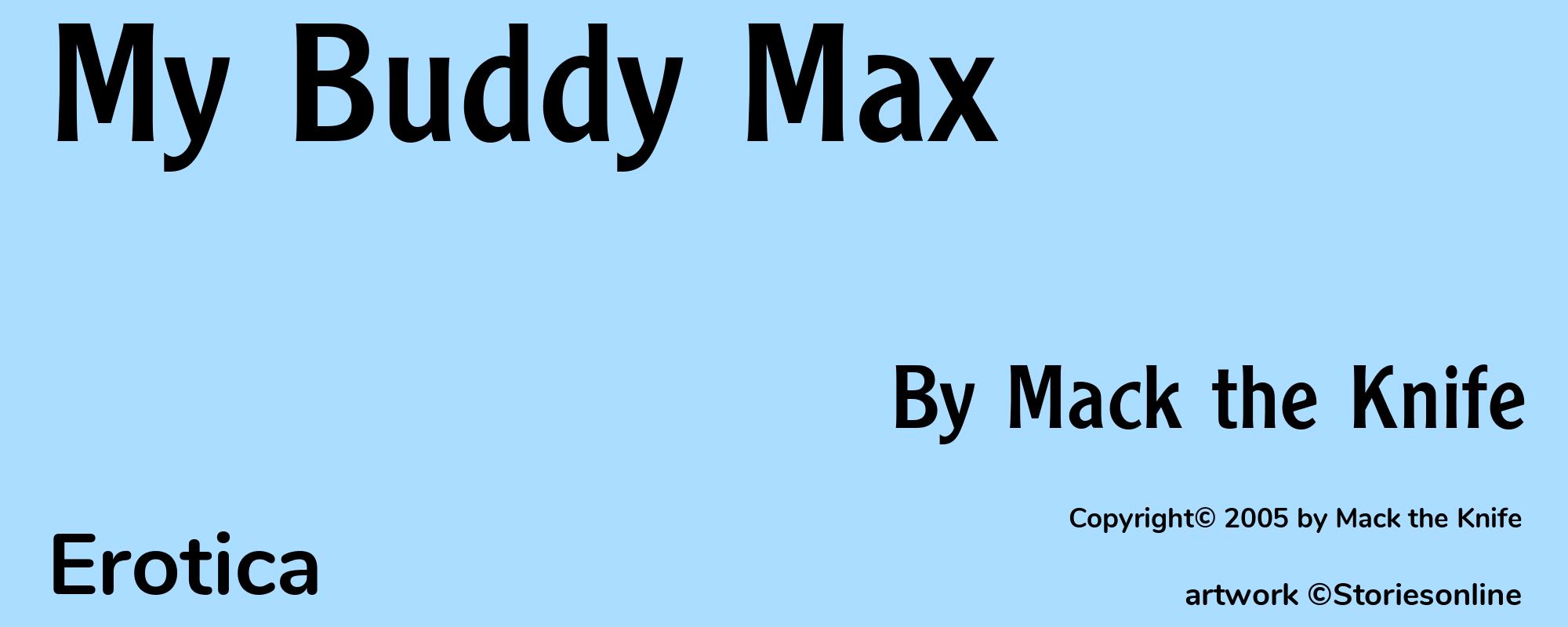 My Buddy Max - Cover