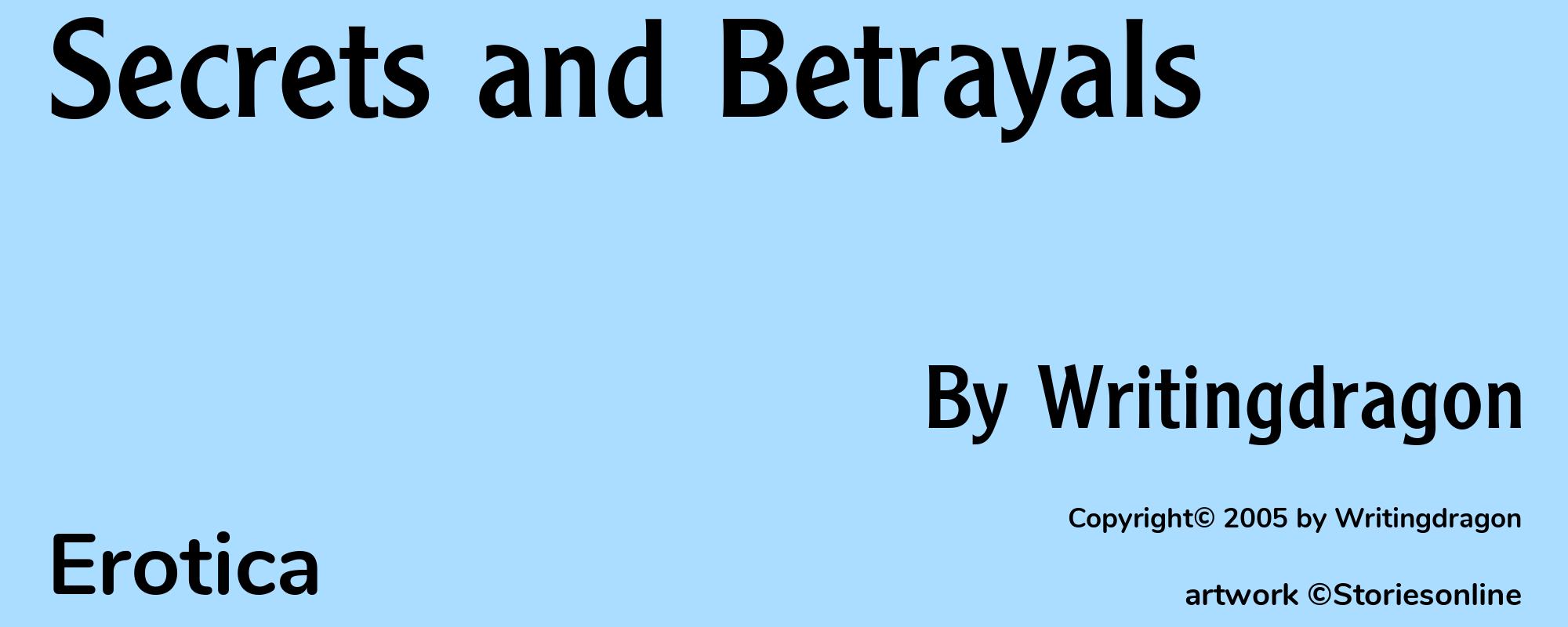 Secrets and Betrayals - Cover