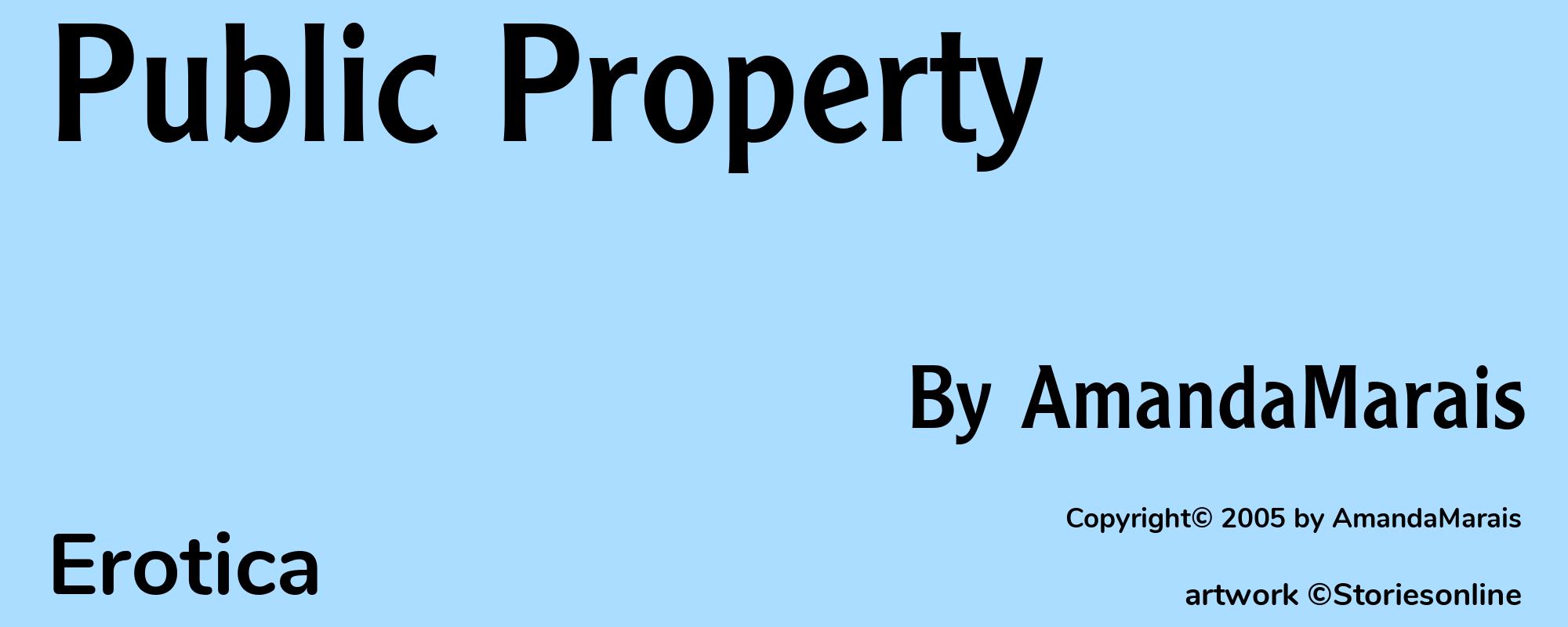 Public Property - Cover