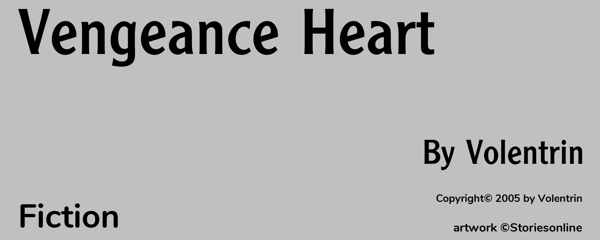 Vengeance Heart - Cover