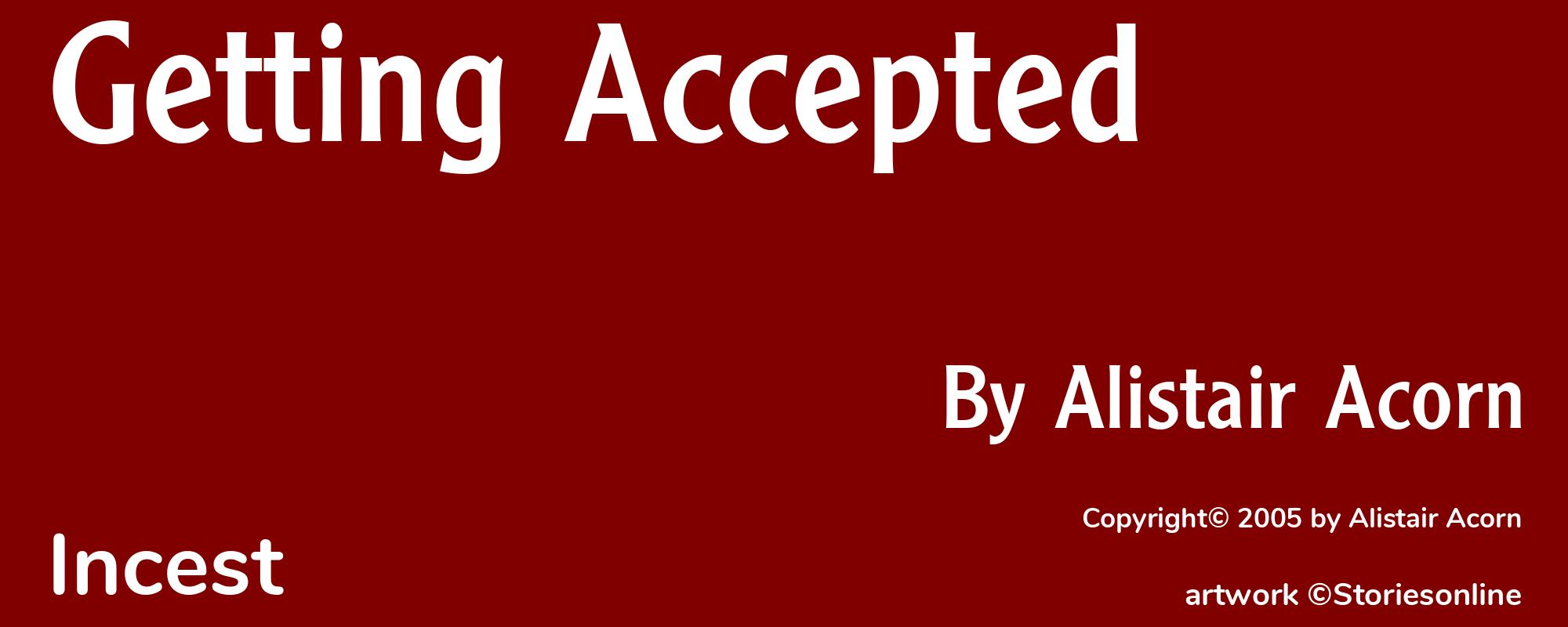Getting Accepted - Cover