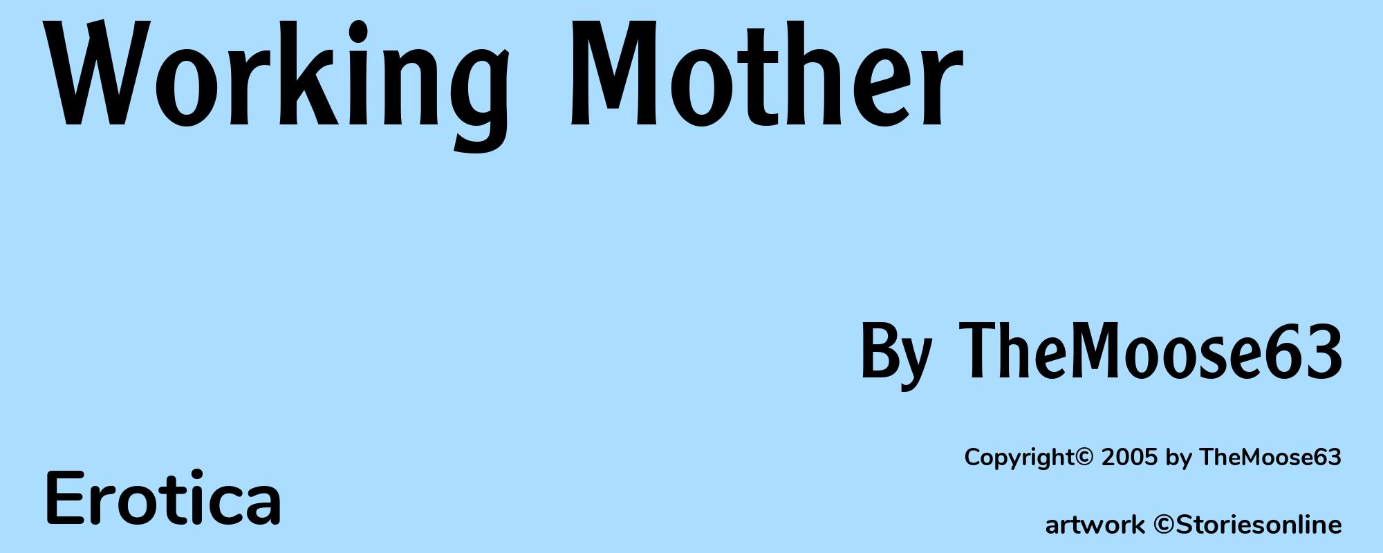 Working Mother - Cover