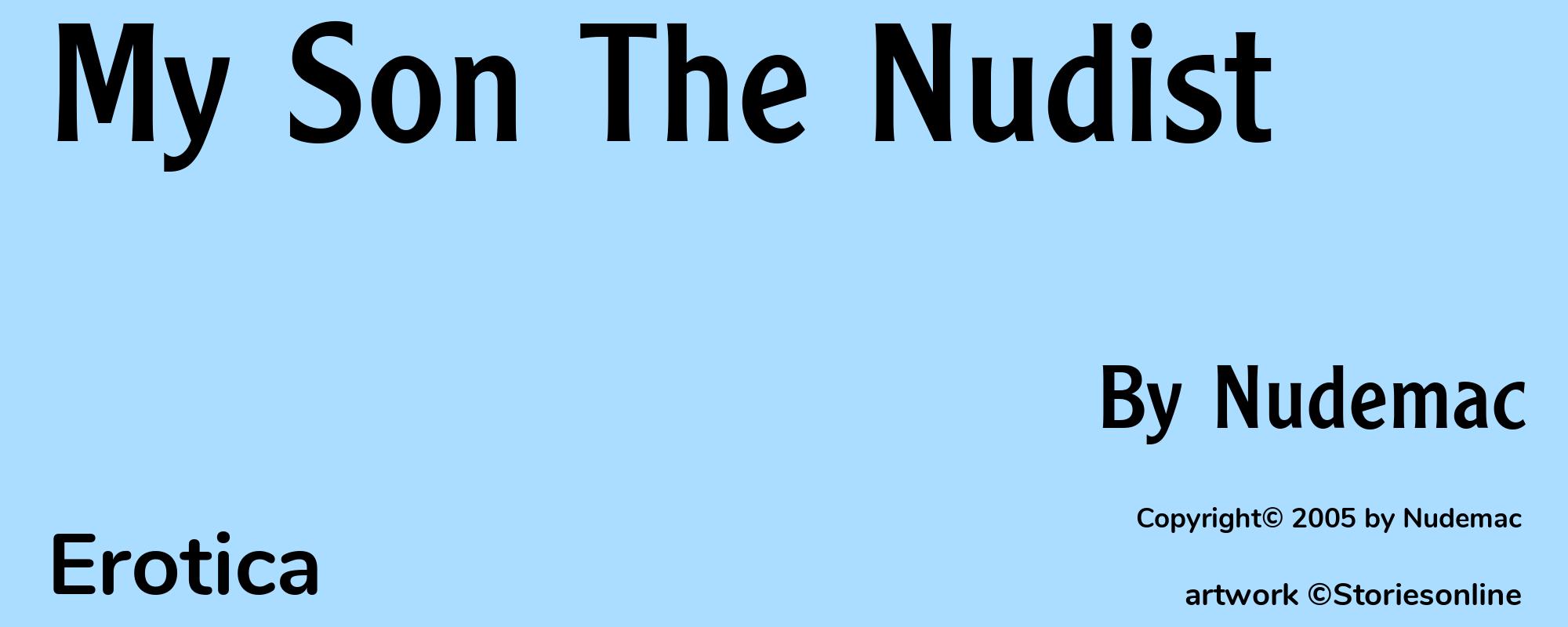 My Son The Nudist - Cover