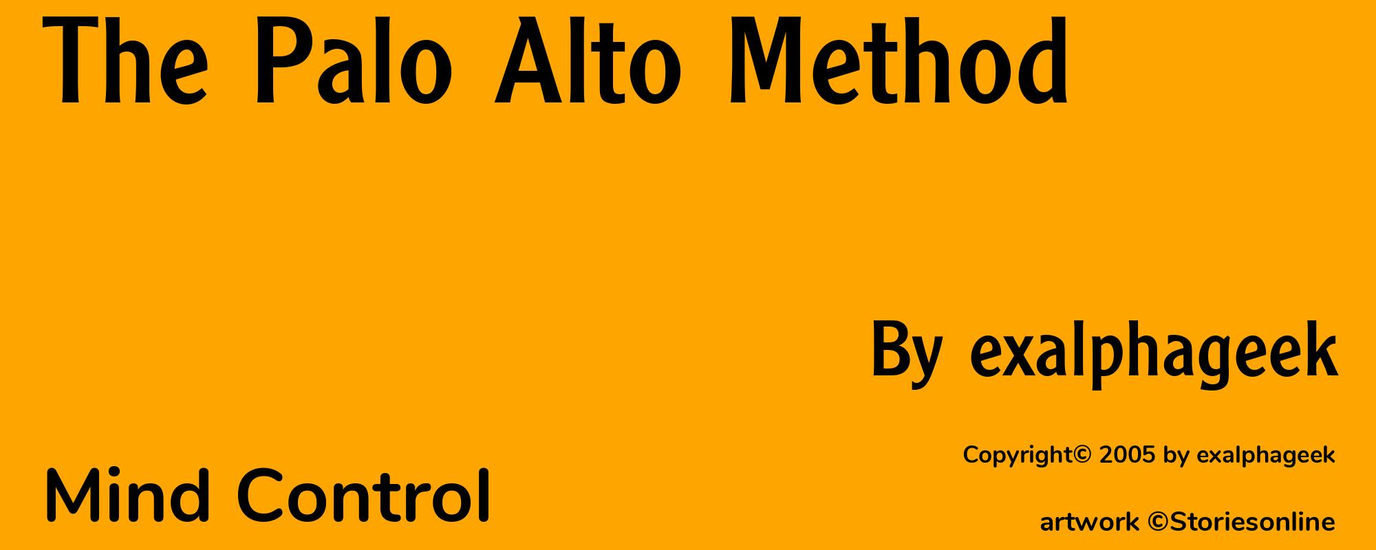 The Palo Alto Method - Cover