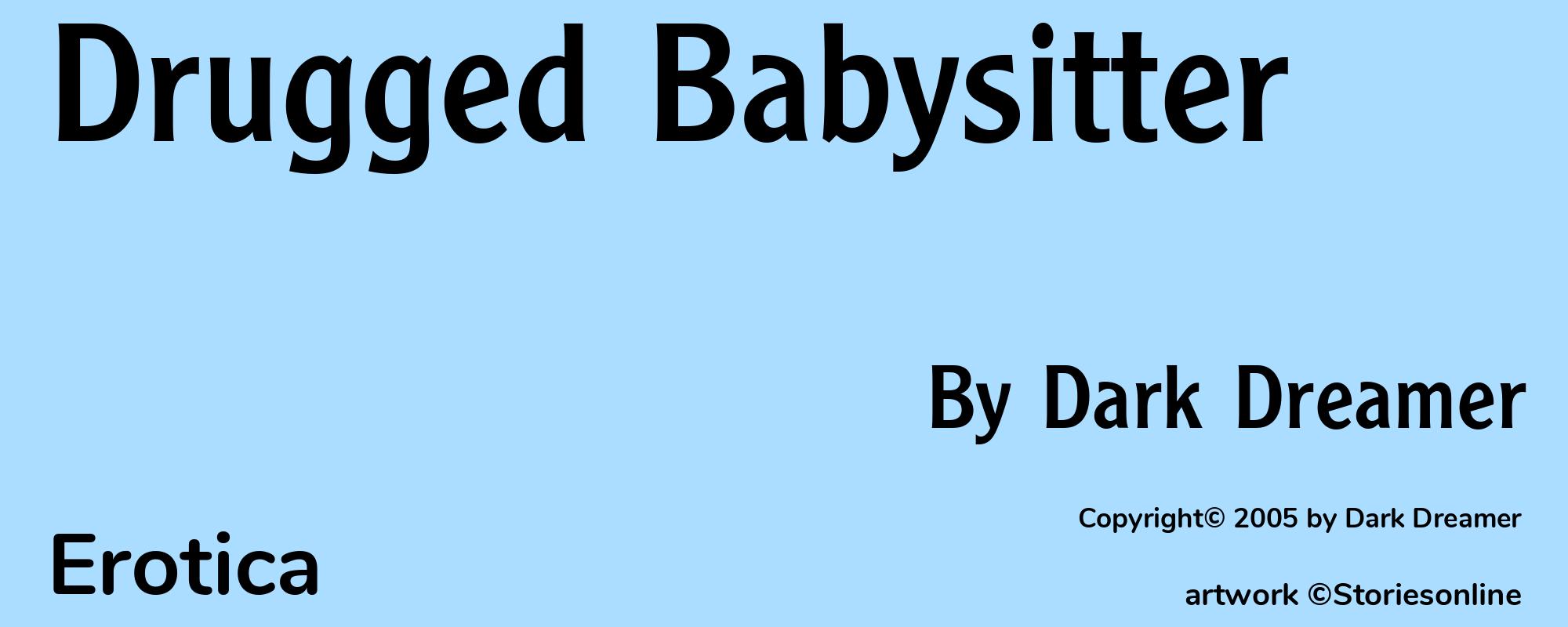 Drugged Babysitter - Cover
