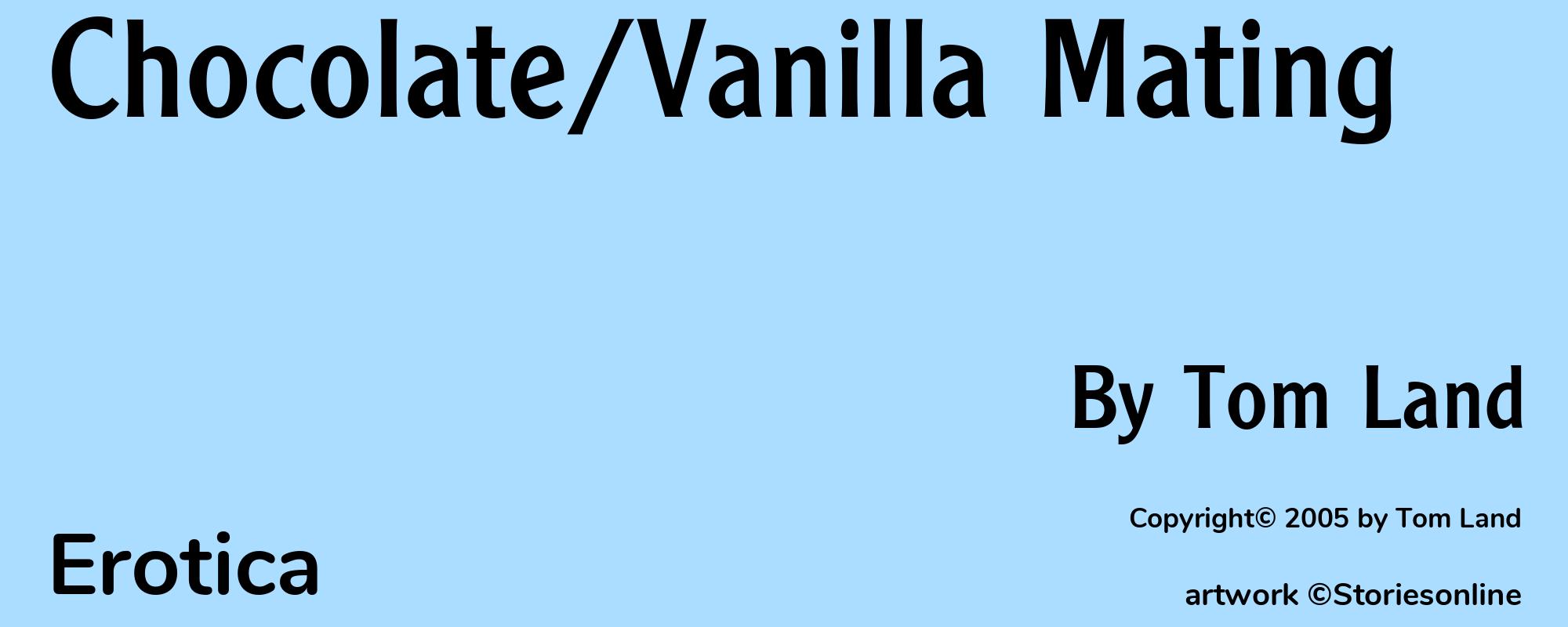 Chocolate/Vanilla Mating - Cover