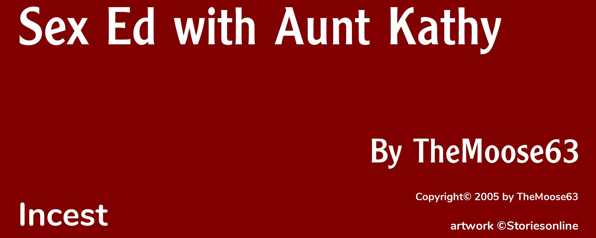 Sex Ed with Aunt Kathy - Cover
