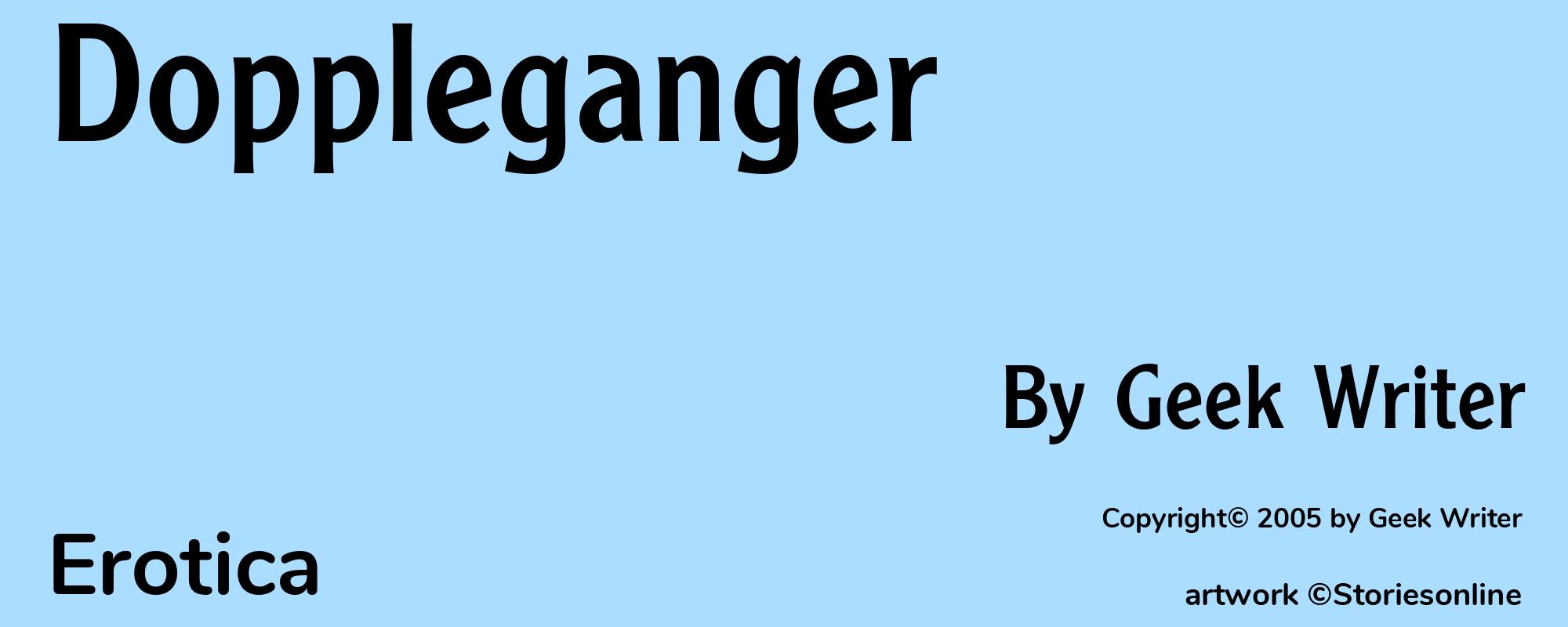 Doppleganger - Cover