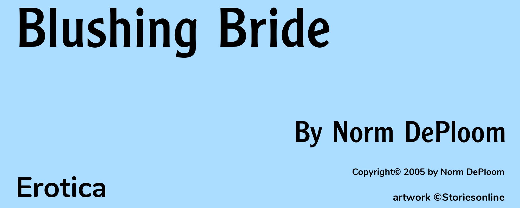 Blushing Bride - Cover