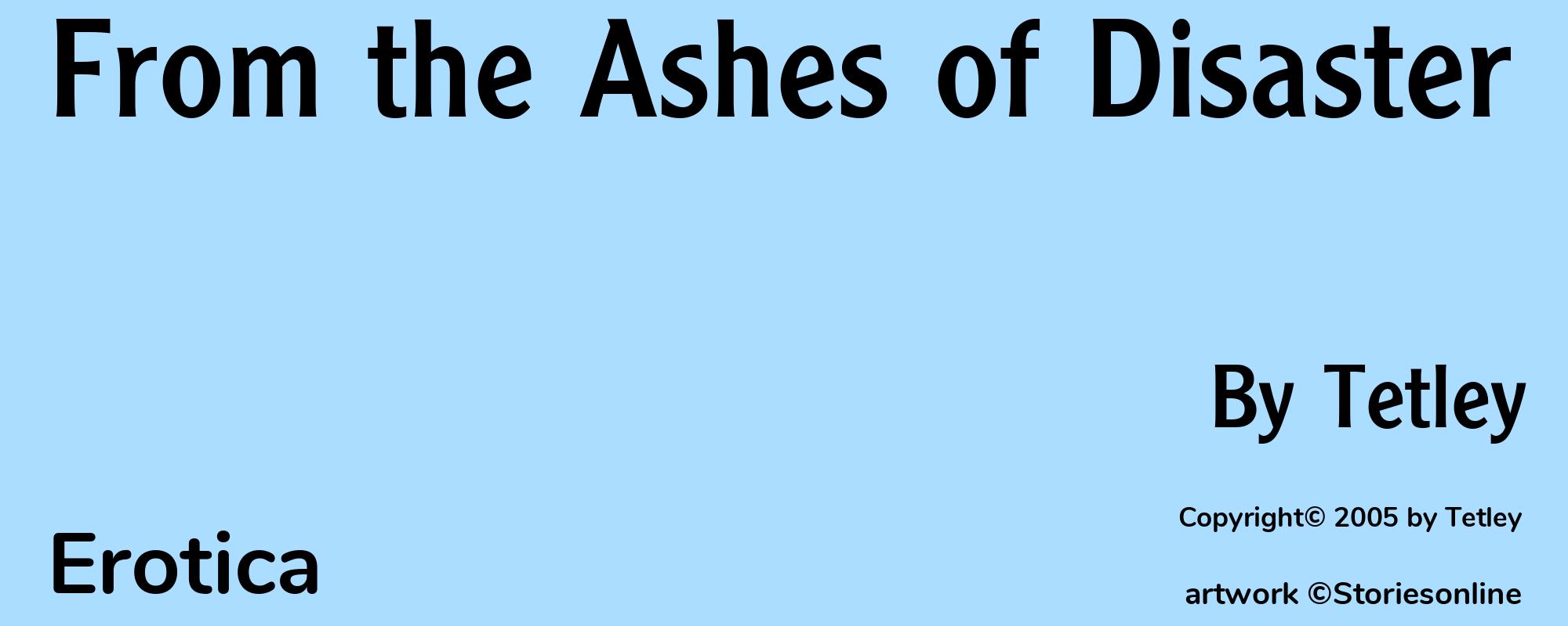 From the Ashes of Disaster - Cover