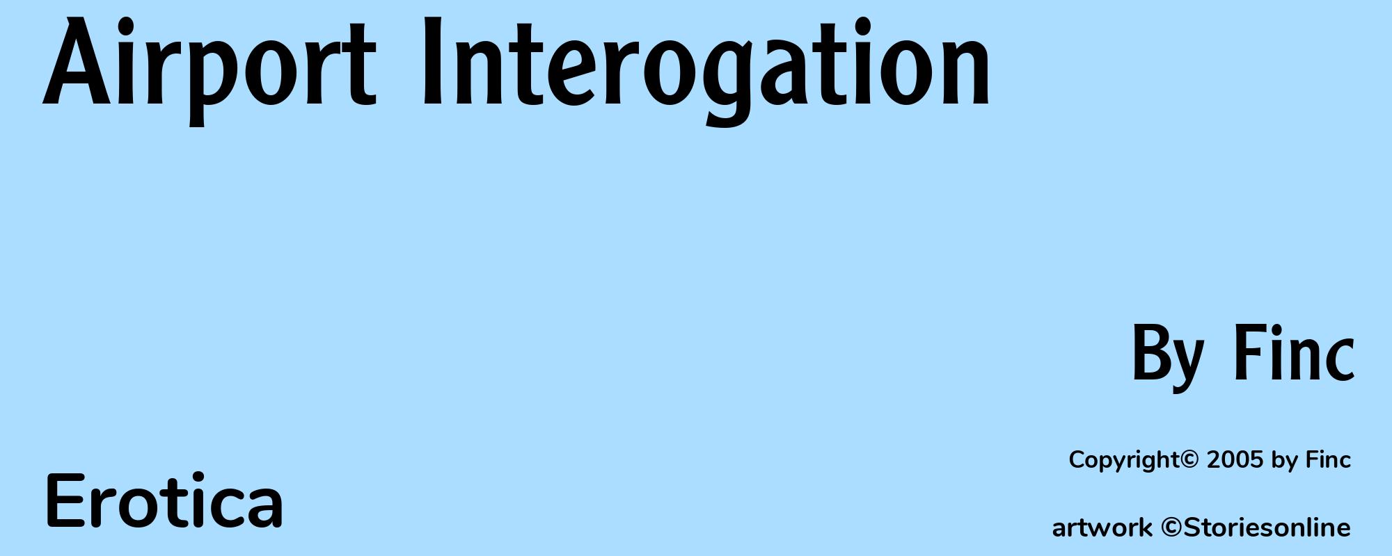 Airport Interogation - Cover