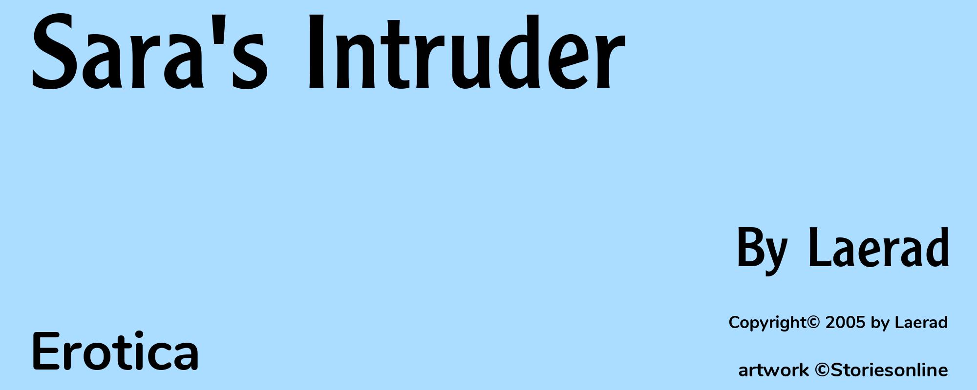 Sara's Intruder - Cover