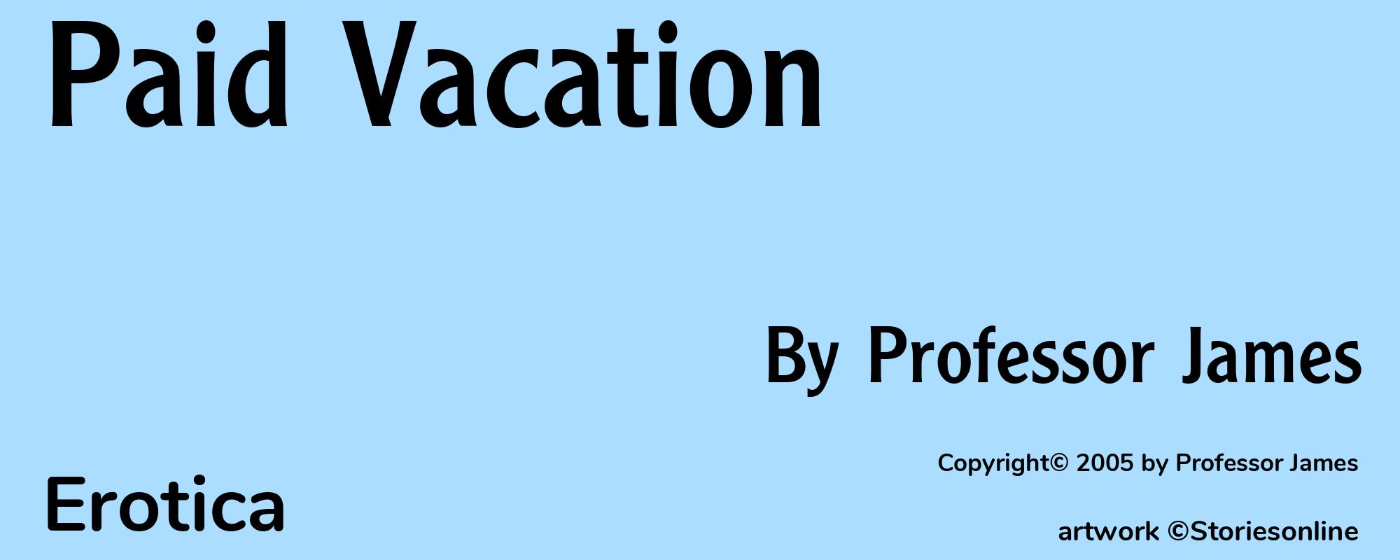 Paid Vacation - Cover