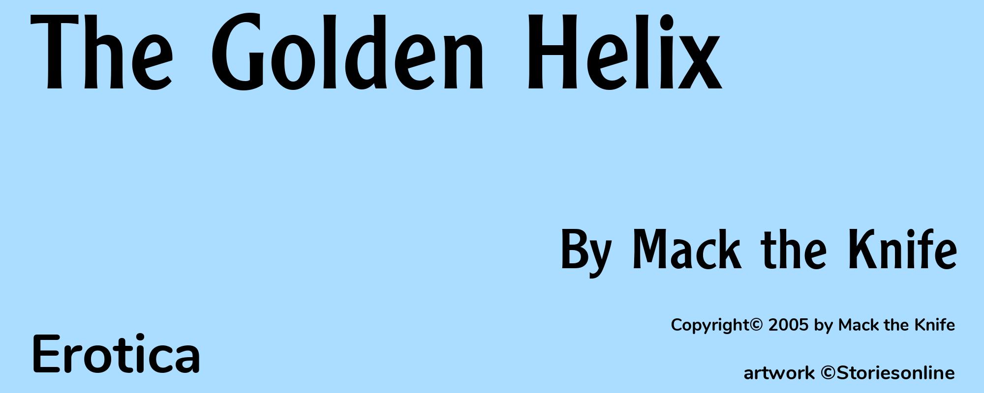 The Golden Helix - Cover