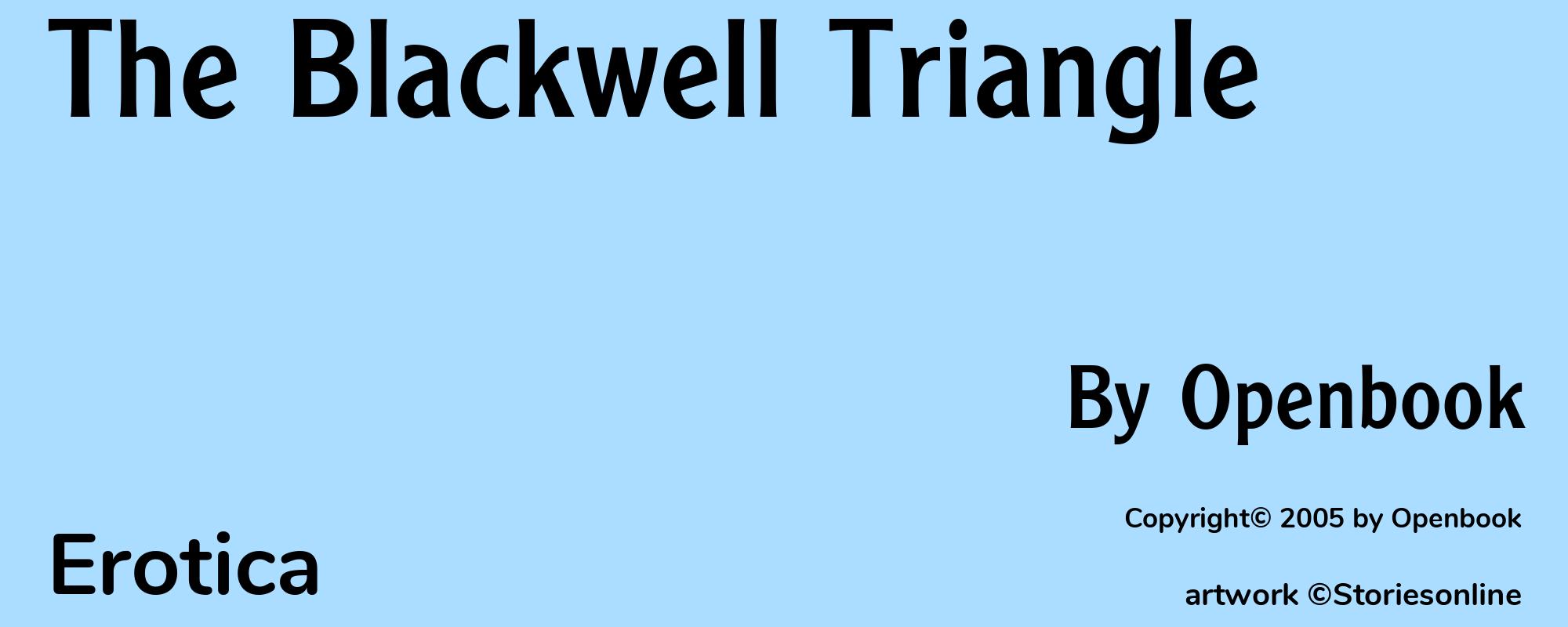 The Blackwell Triangle - Cover