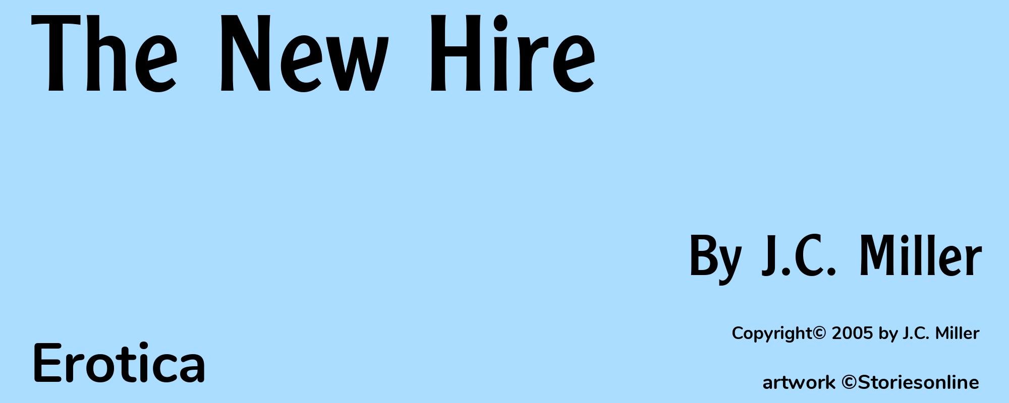The New Hire - Cover