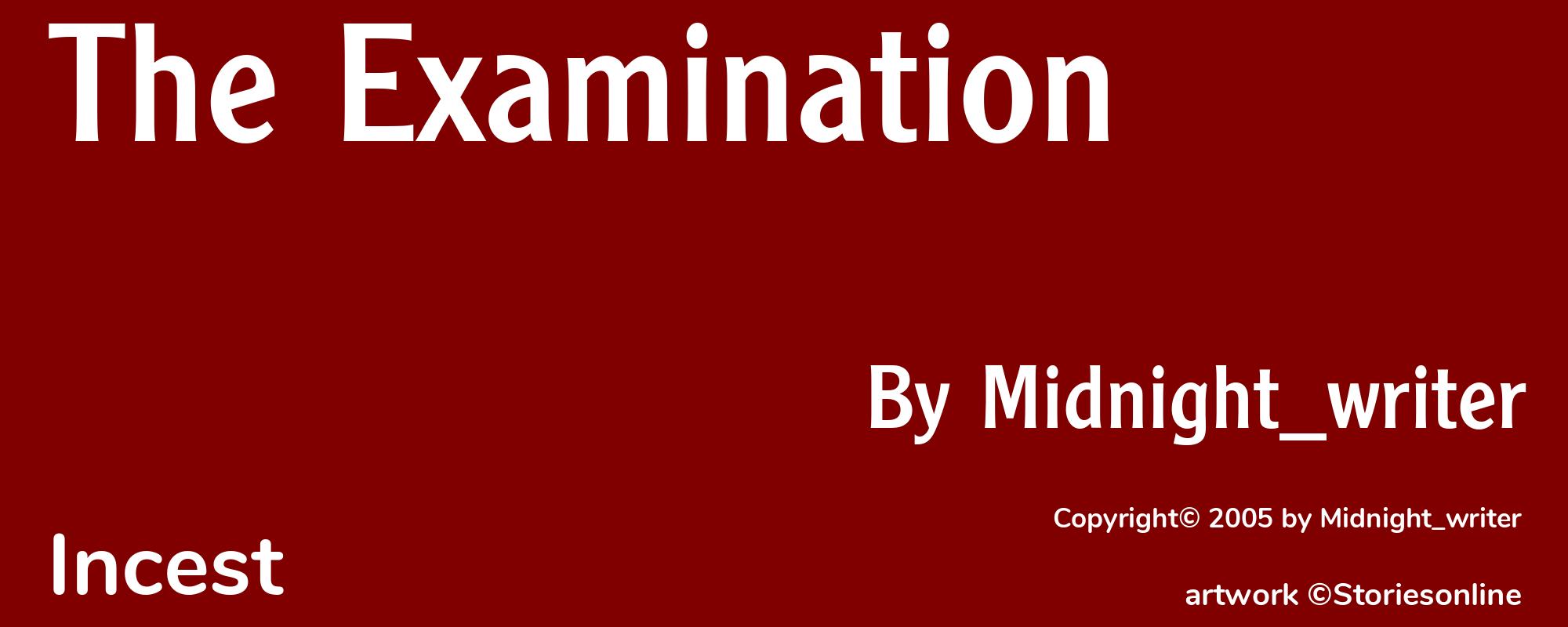 The Examination - Cover