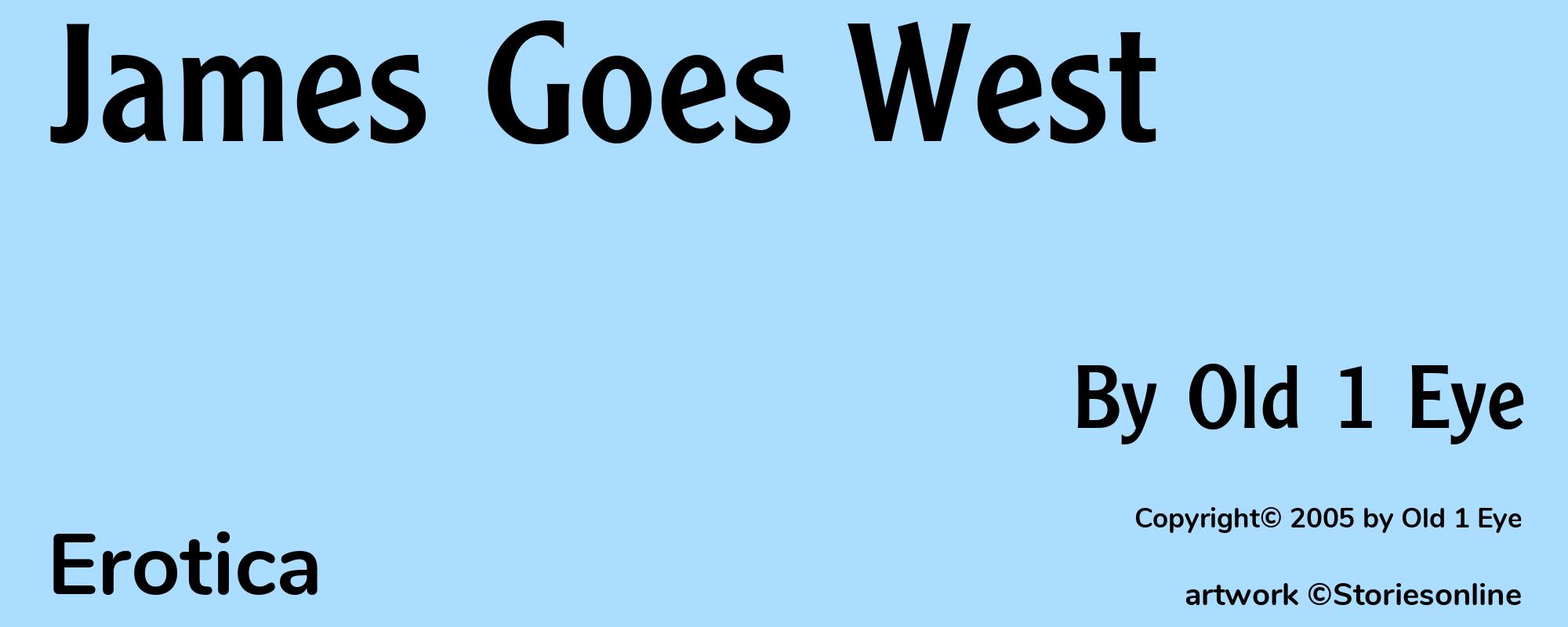 James Goes West - Cover