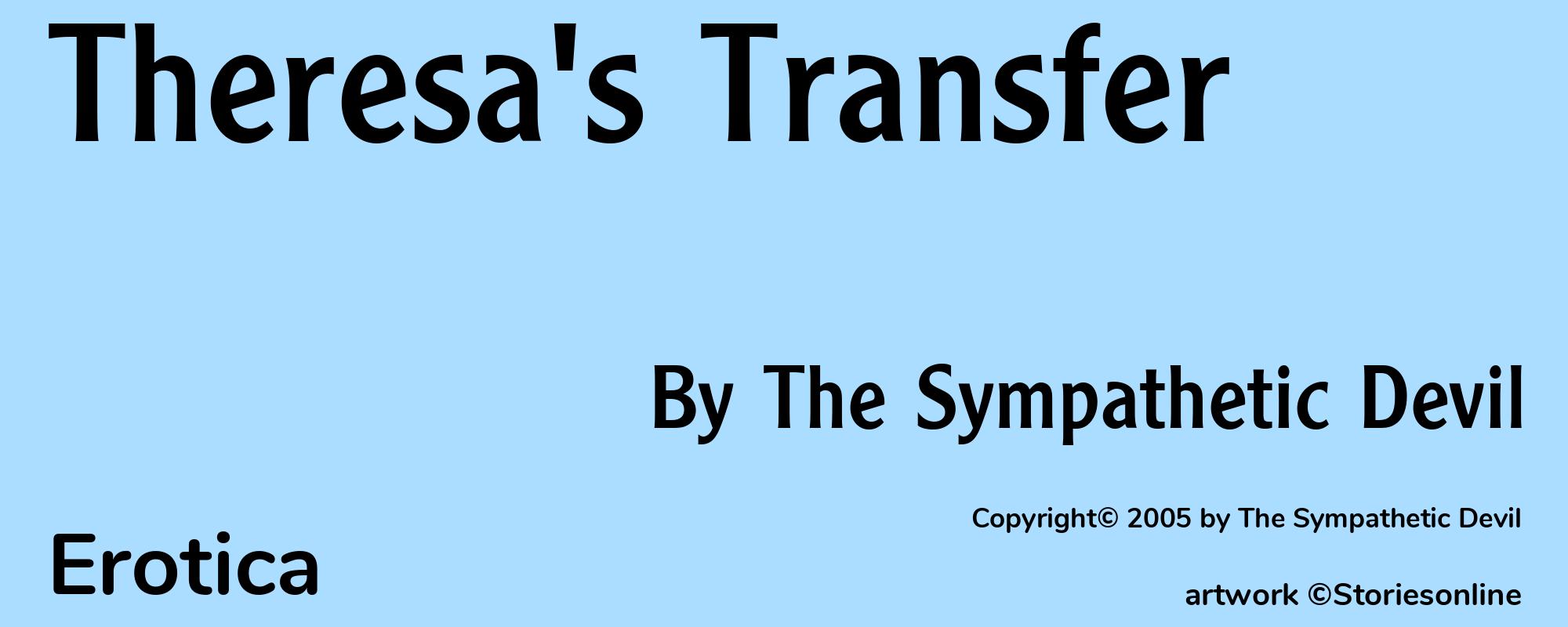 Theresa's Transfer - Cover