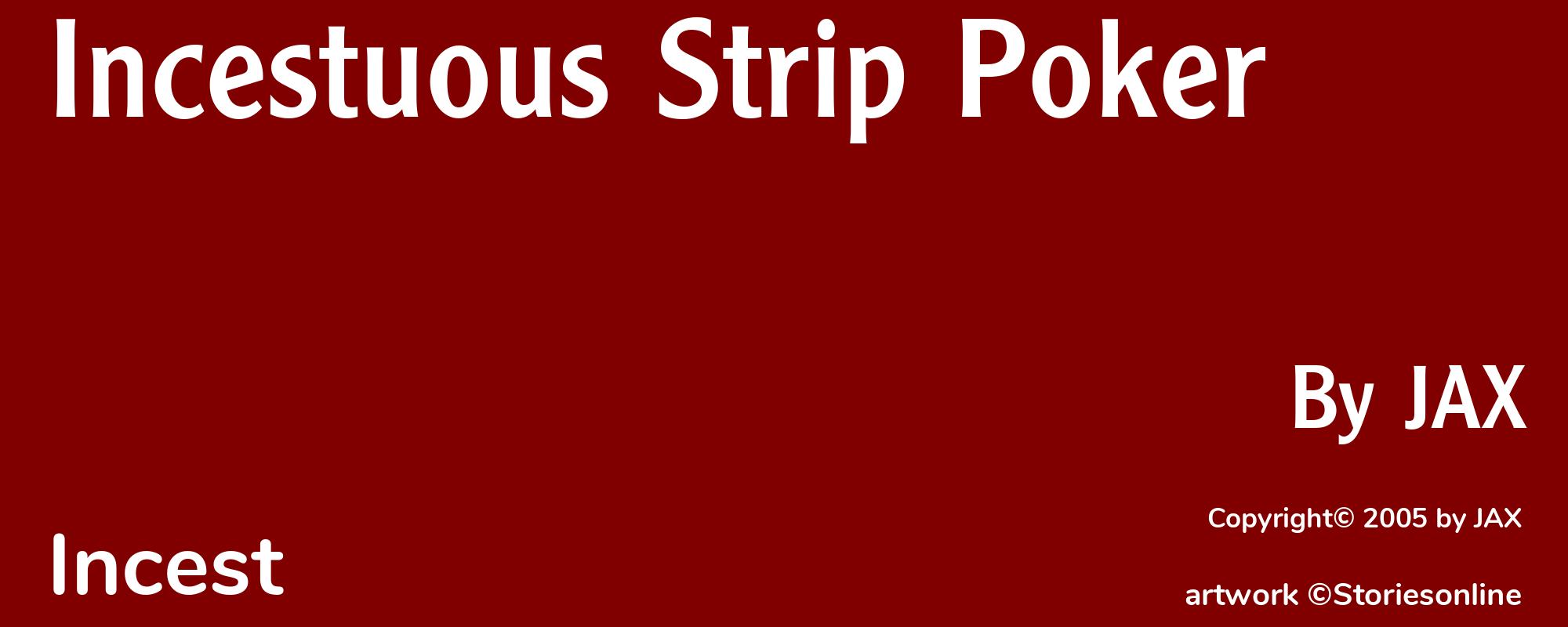 Incestuous Strip Poker - Cover