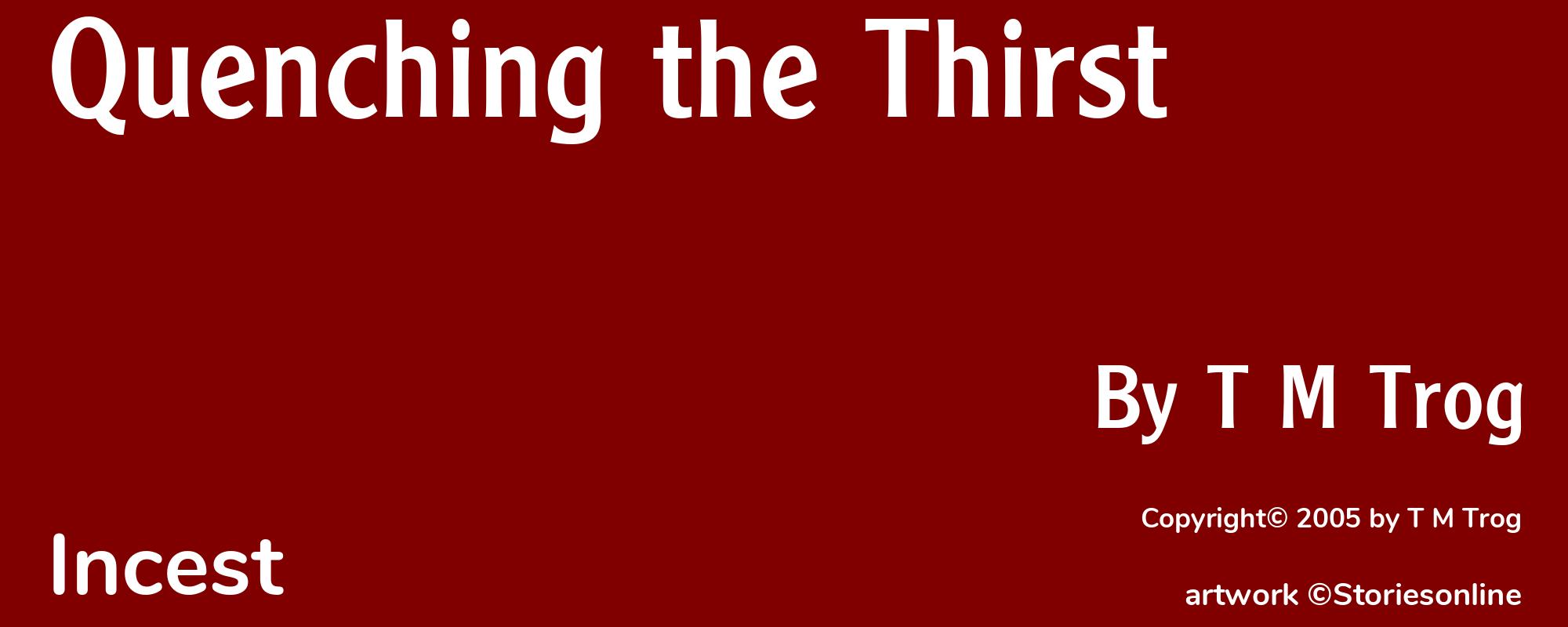 Quenching the Thirst - Cover