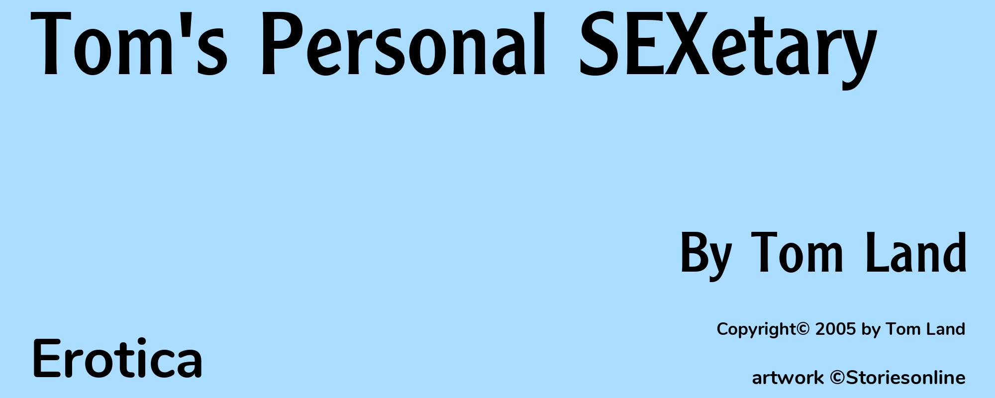 Tom's Personal SEXetary - Cover