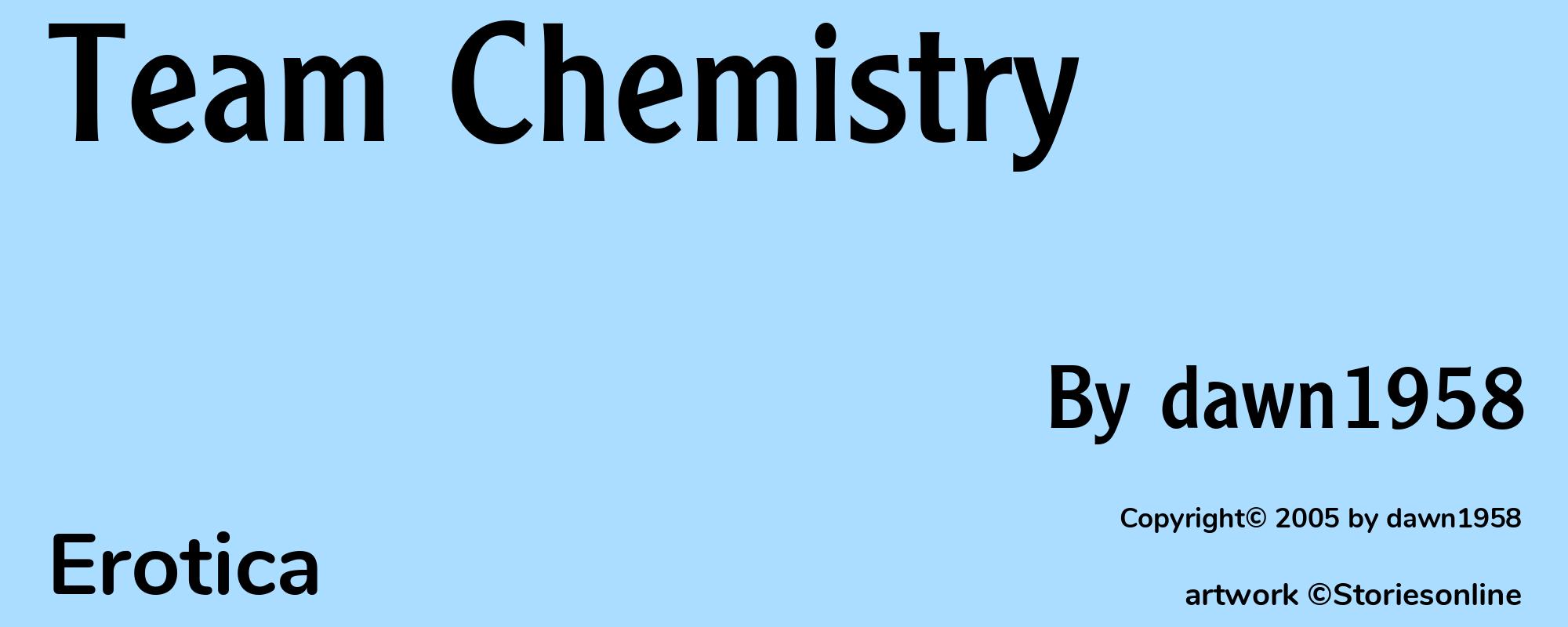 Team Chemistry - Cover