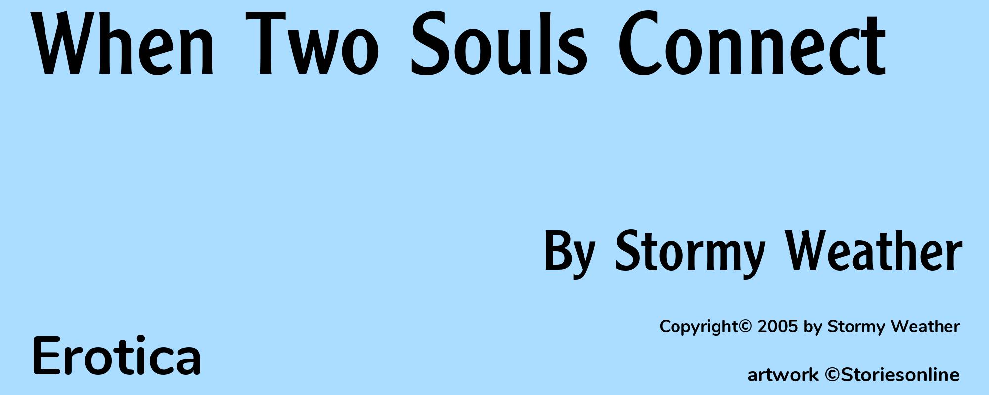 When Two Souls Connect - Cover