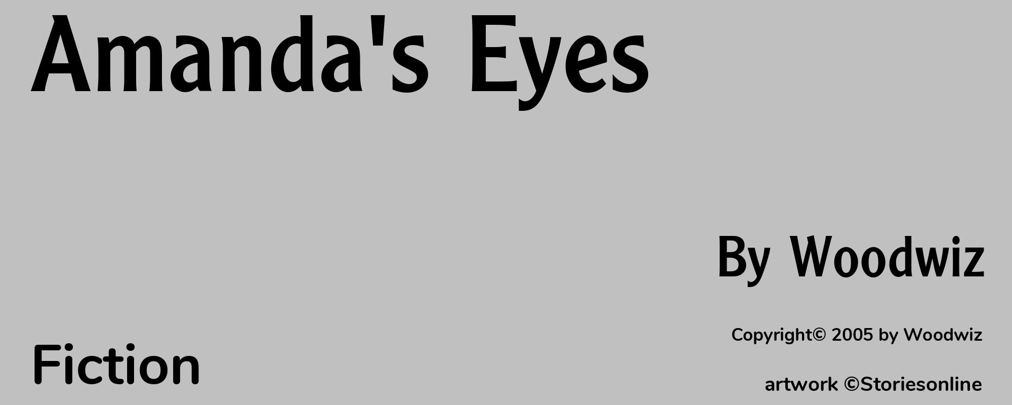 Amanda's Eyes - Cover