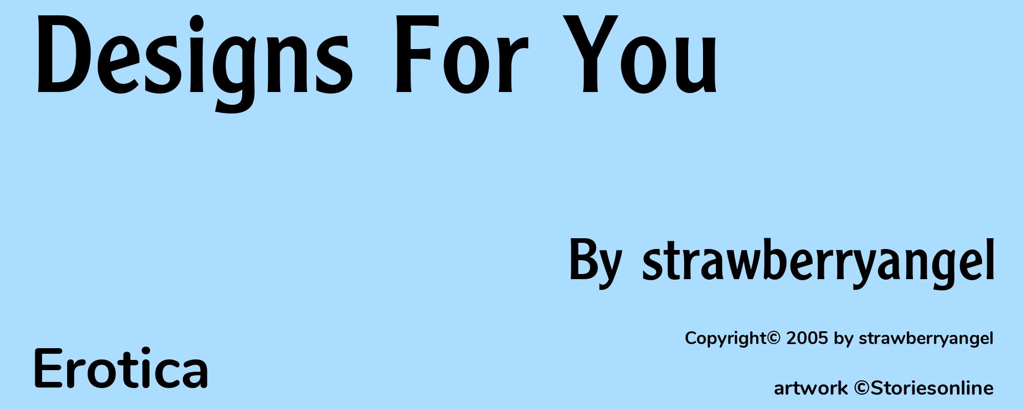 Designs For You - Cover