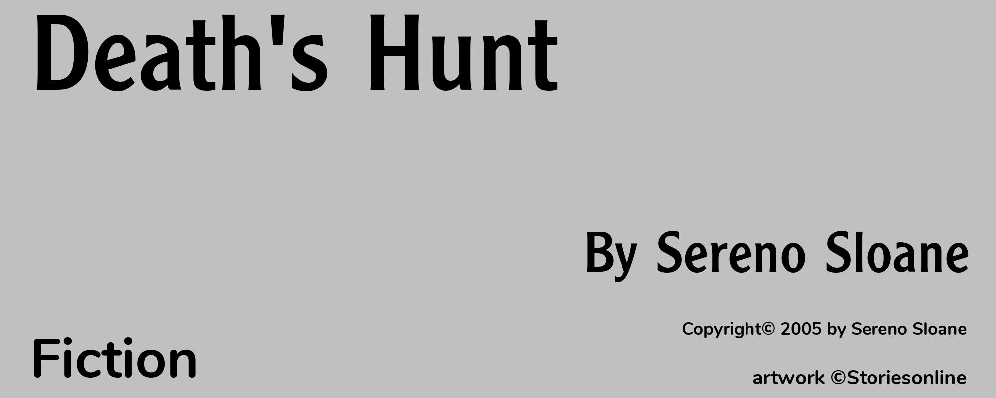 Death's Hunt - Cover