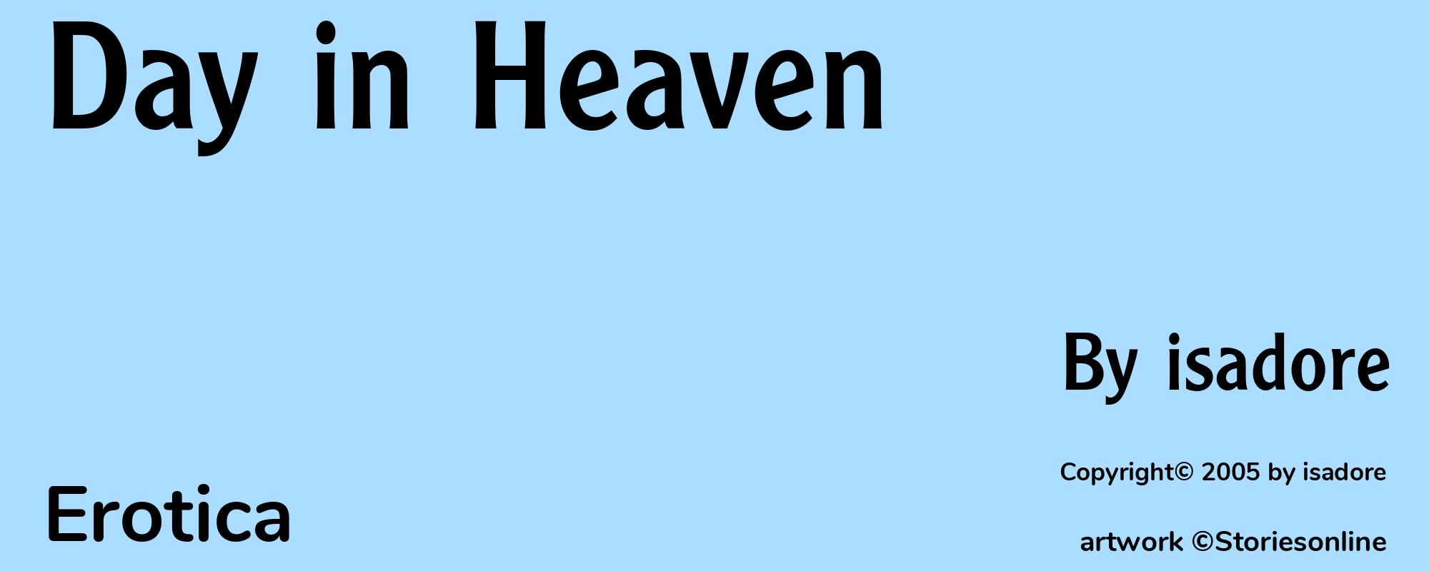 Day in Heaven - Cover