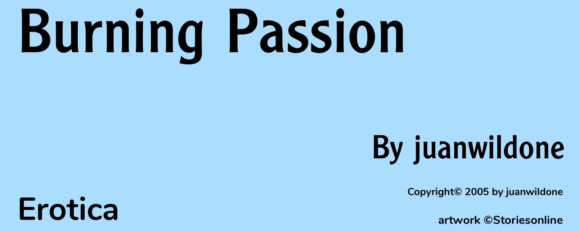 Burning Passion - Cover