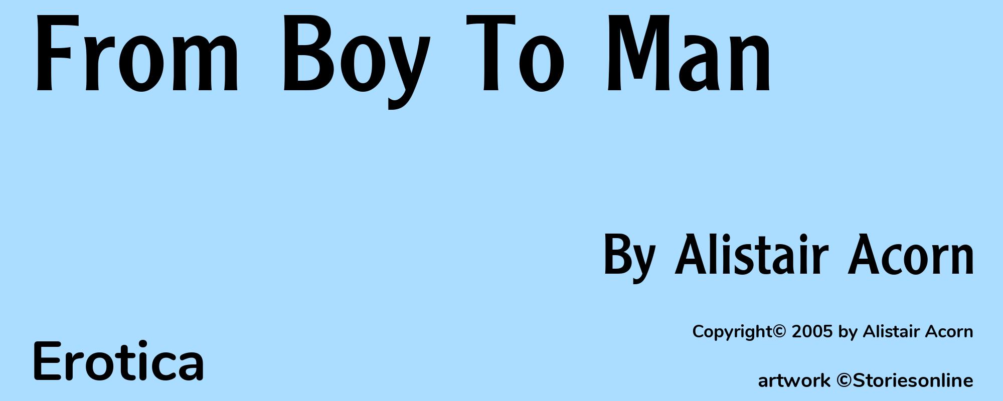 From Boy To Man - Cover