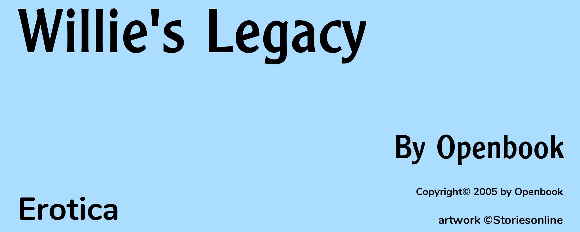 Willie's Legacy - Cover