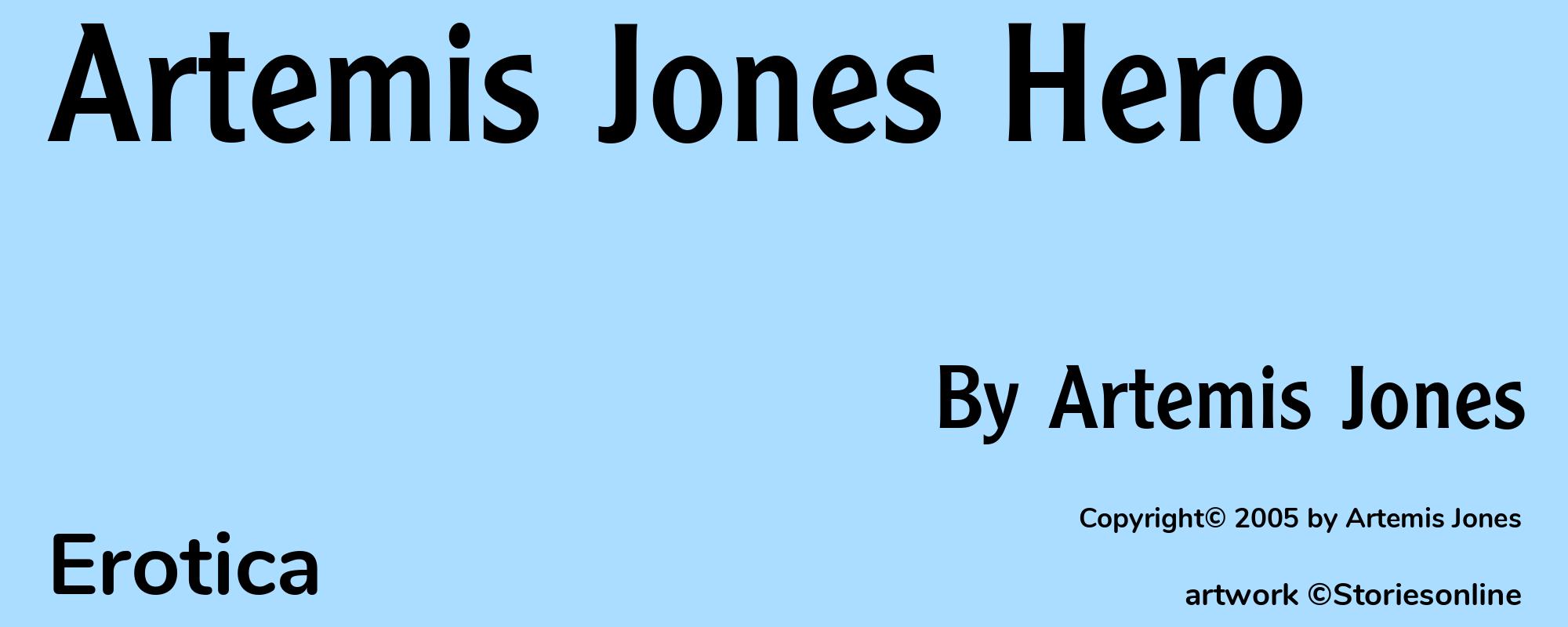 Artemis Jones Hero - Cover