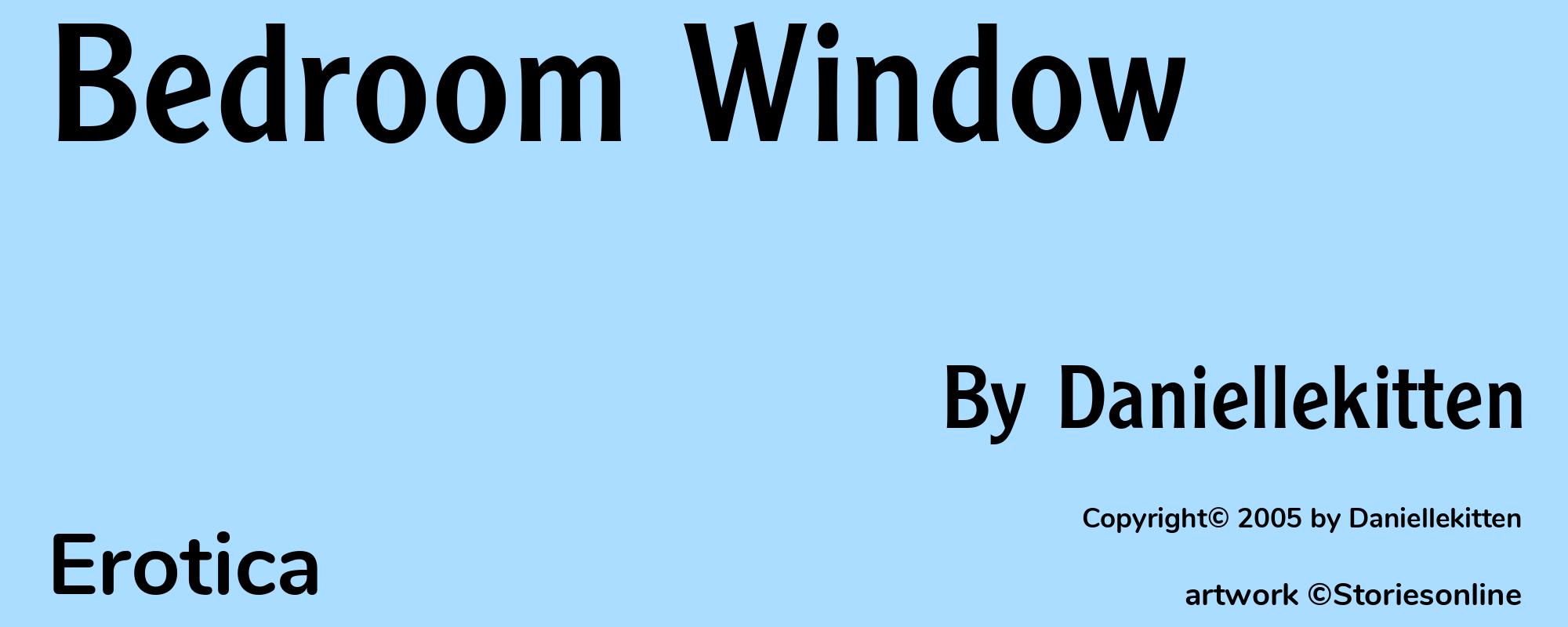 Bedroom Window - Cover